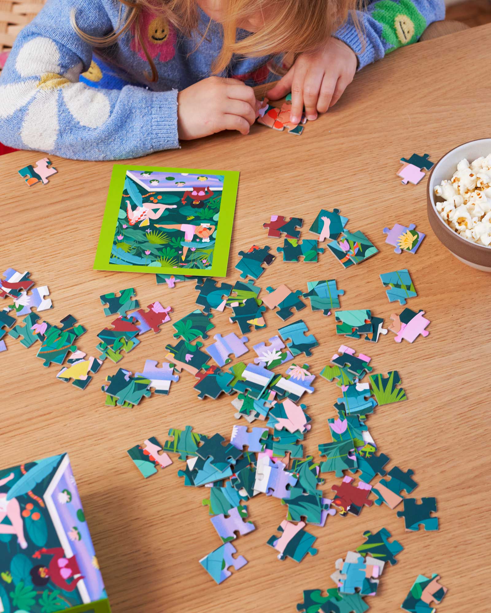 Ordinary Habit – wholesale Puzzle – Adult – Water Lily Girls  - 100 Piece Puzzle2