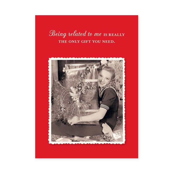 Shannon Martin Design - Wholesale Christmas Card - Being Related To Me Holiday Card