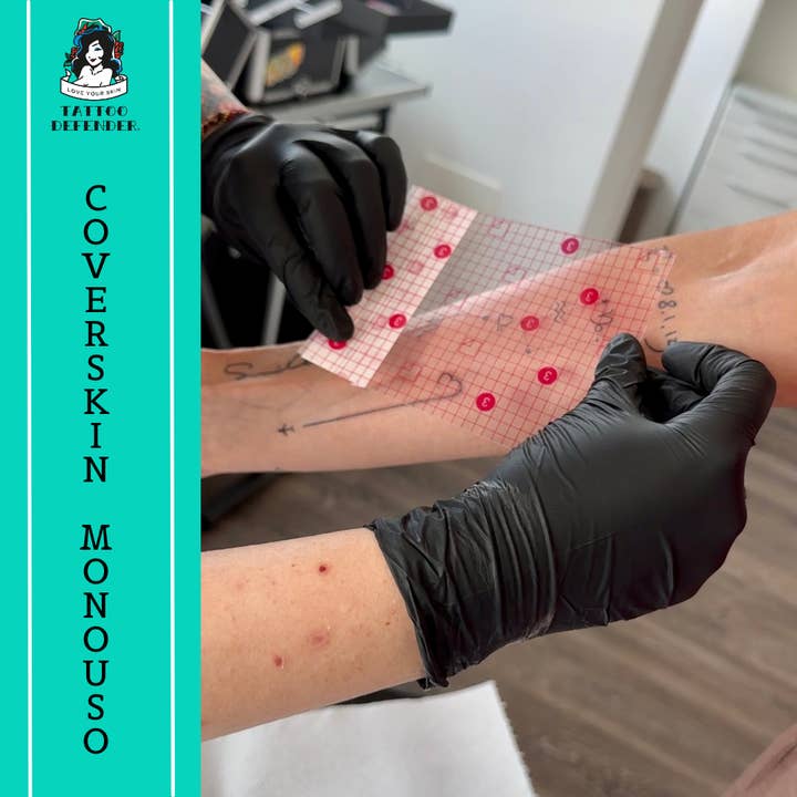 Tattoo Defender - Wholesale Tattoo Ointment/Care - Protective and water-repellent film for tattoos in sheets4