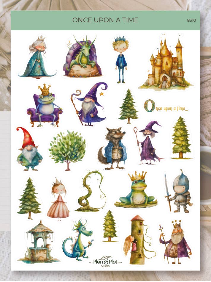 Once Upon a Time | Stickers for wholesale by Plan & Plot Studio