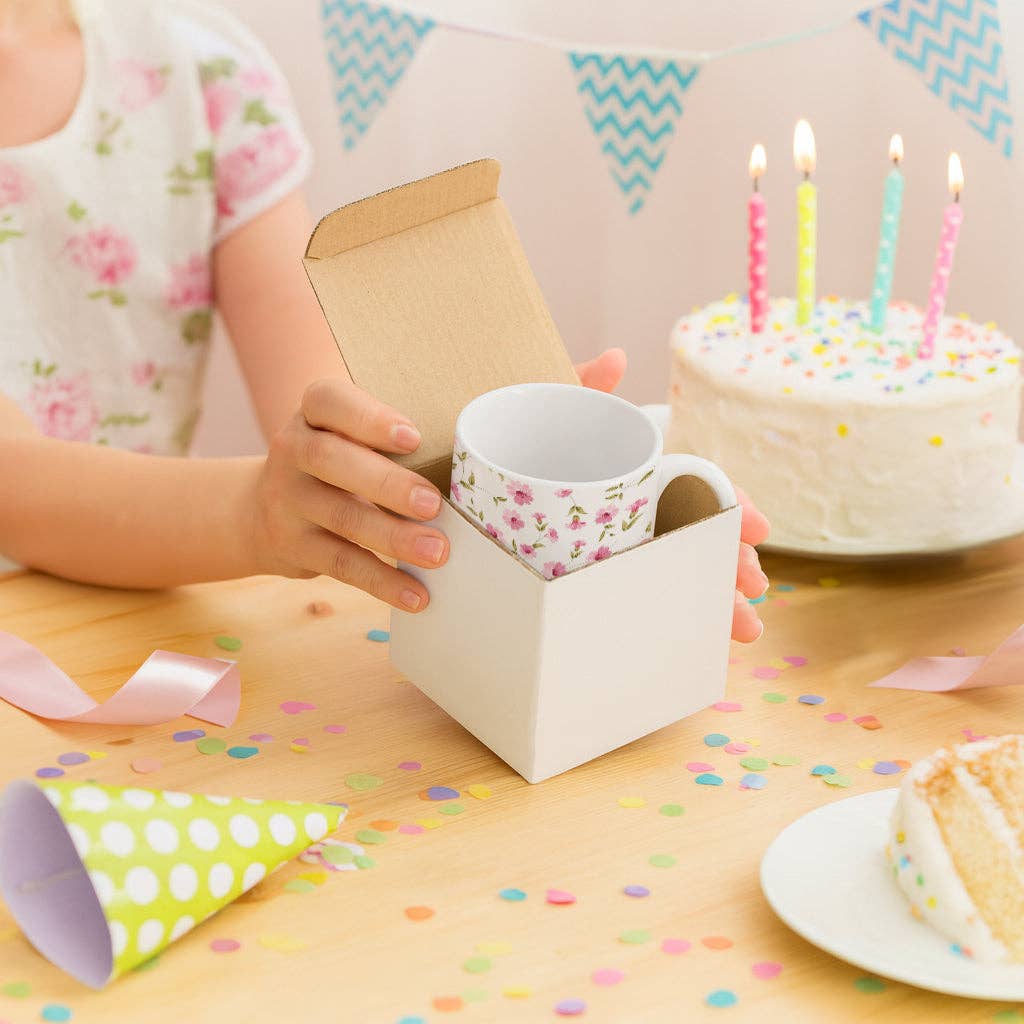 Rinkit Ltd - Wholesale Coffee Mug - 350ml Blank Stoneware Sublimation Mug - White2