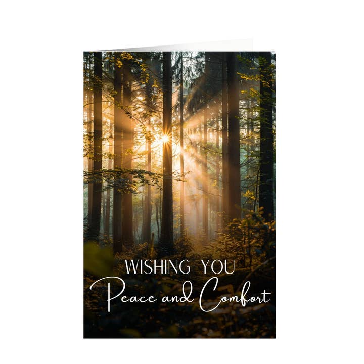 Warmest Condolences Sympathy Greeting Card for wholesale by You Go Girl