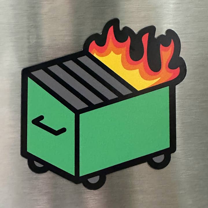 KP General Store - Wholesale Magnet - Dumpster Fire Magnet0
