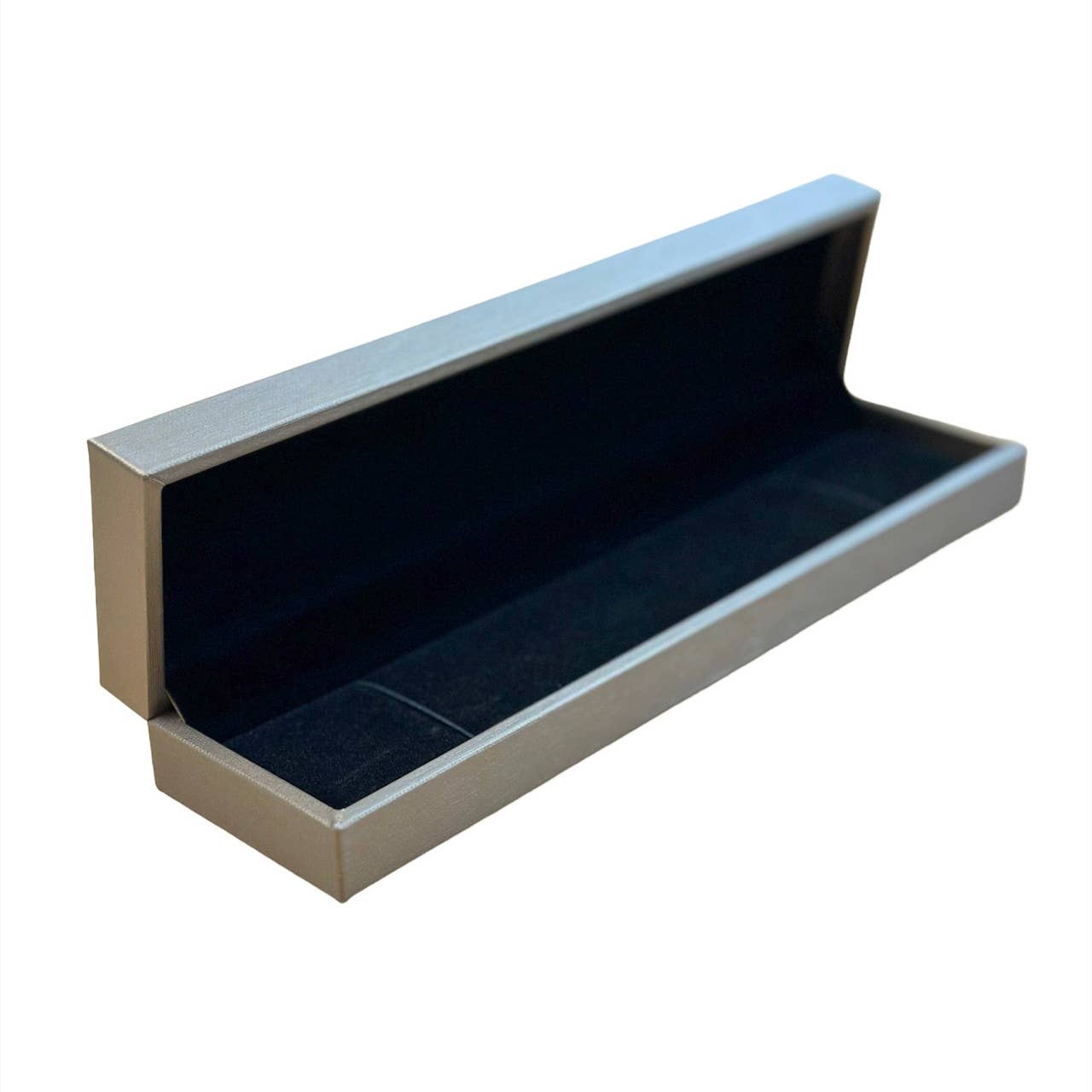 Zakka - Wholesale Jewelry Box/Organizer - Large Brushed Leather Premium Jewelry Box Light Gold4