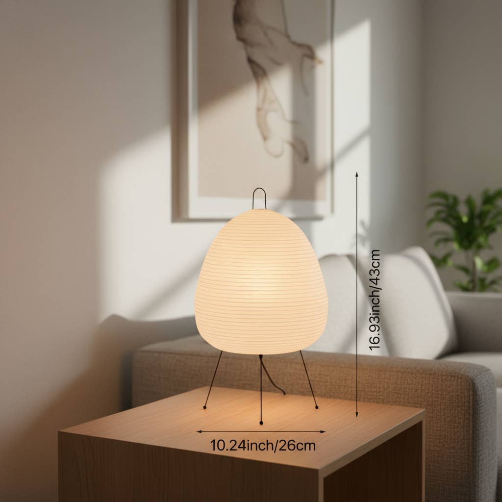 NUMI Lamps - Wholesale Accent/Desk Lamp - Akari Noguchi Japanese Style Rice Paper Decor Table Lamp1