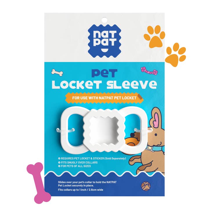 NATPAT Pet Locket Sleeve for Dog Collar - Pair w/ Pet Locket for wholesale by NATPAT