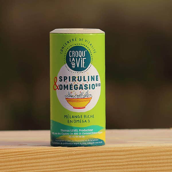 Spirulina & Omegasio for wholesale by Spiruline Croqu'la Vie