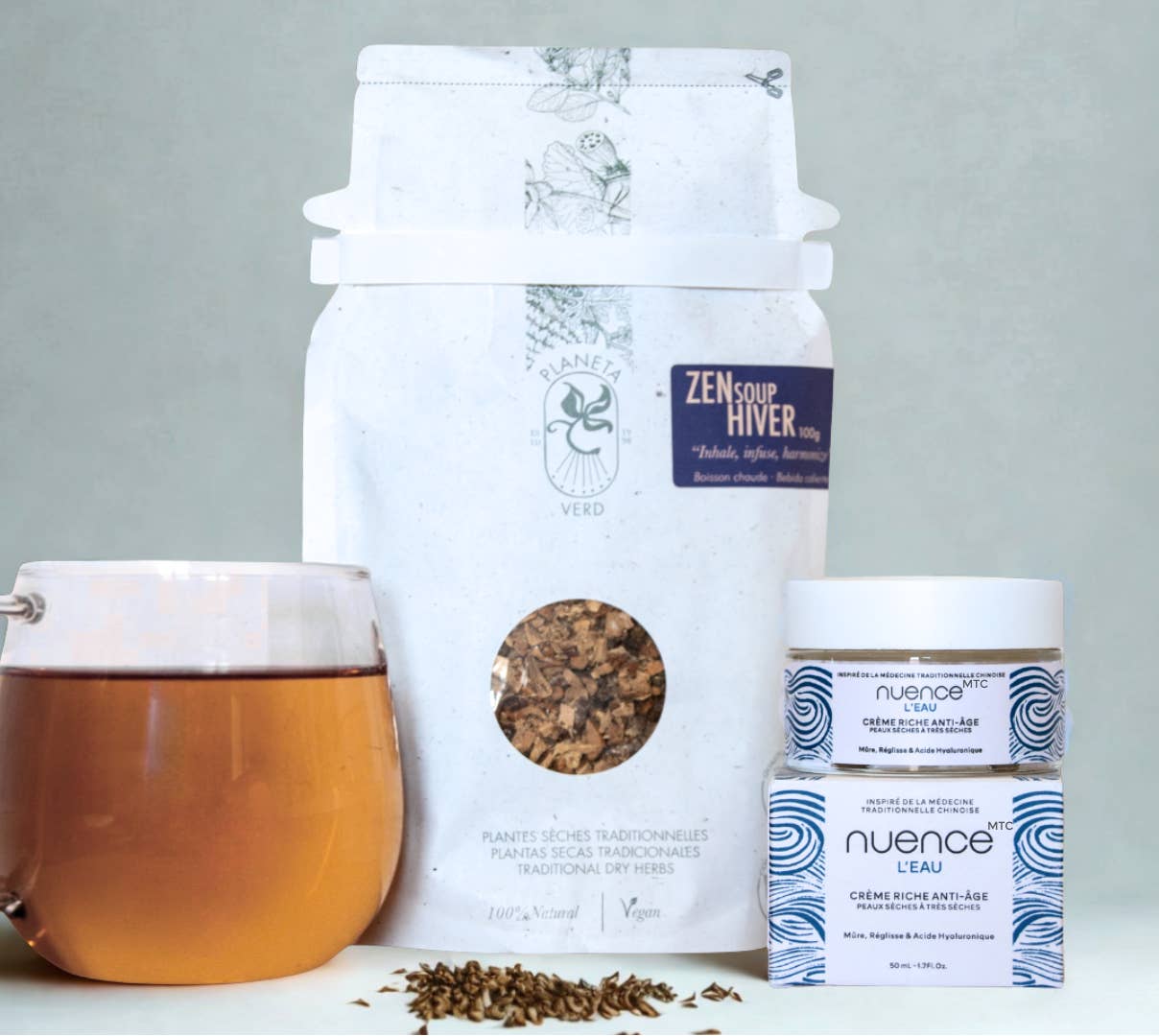 NUENCE MTC - Wholesale Facial Moisturizer - L’EAU - DOUCEUR DE L'HIVER - SOIN ET INFUSION