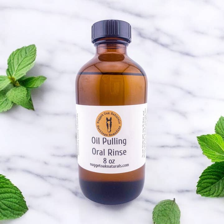 Oil Pulling Oral Rinse for wholesale by Nugget Oak Naturals