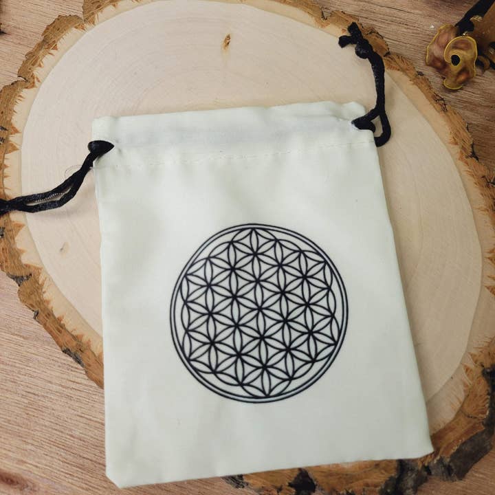 My Magic Place Shop - Wholesale Pouch - Women's - Cotton Pouch, Flower Of Life Pouch,Divine Goddess, Pentacle, Triple MOON Pentacle, Triquetra