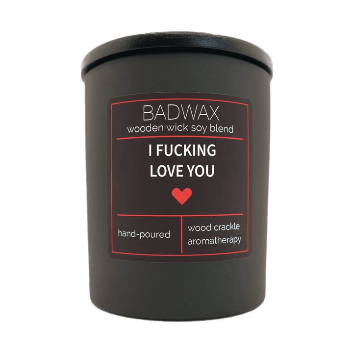 I Fucking Love You - Woodwick Candle for wholesale by BADWAX®
