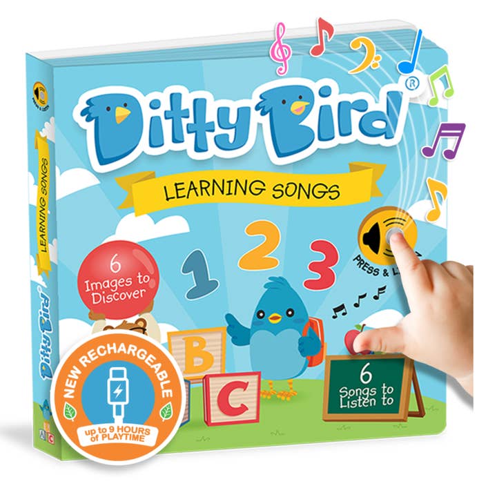 Ditty Bird Baby Sound Book: ABC Learning BESTSELLER USB-C for wholesale by DITTY BIRD - UK