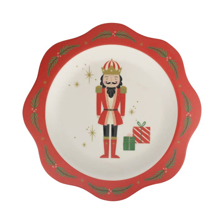 My Mind’s Eye - Wholesale Dinner Plate - NUT1143 - Nutcracker Bamboo 9" Plate Set5