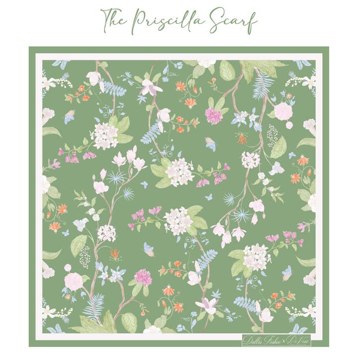Dallis Foshee Art & Design, LLC - Wholesale Scarf - Women's - The Priscilla Scarf1