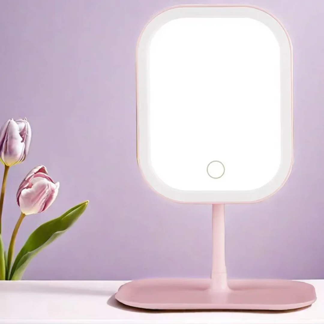 GulleeGadgets - Wholesale Vanity Mirror - Modern LED Vanity Mirror with 3-Color Touch Lighting4