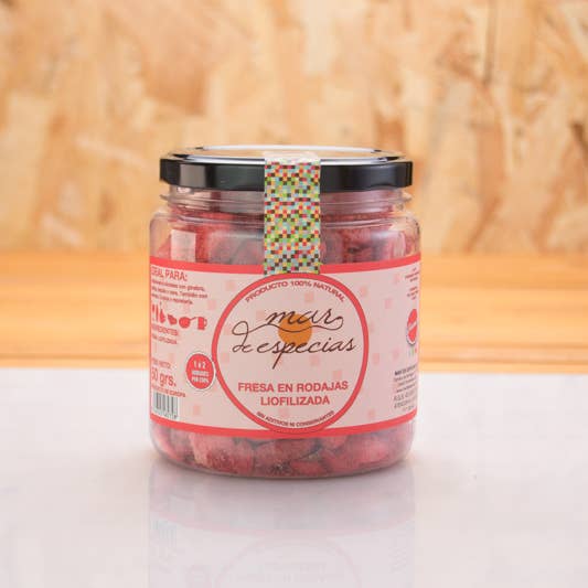 Mar de Especias - Wholesale Dried/Dehydrated Fruit - Sea of Spices Freeze-Dried Sliced Strawberry2