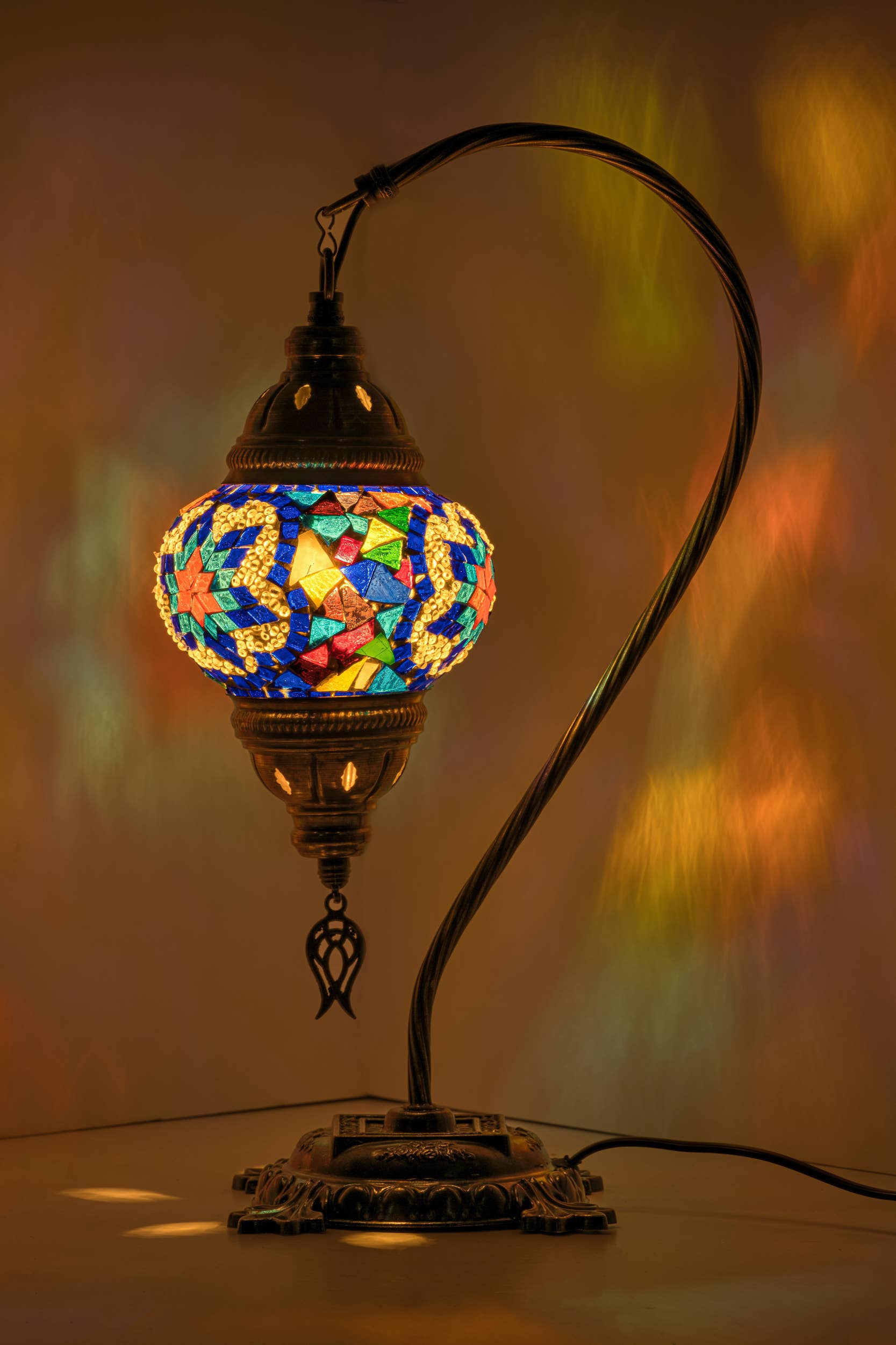 KAFTHAN - Wholesale Accent/Desk Lamp - Swan Neck Mosaic Lamps | Christmas & Holiday Decor Lighting56
