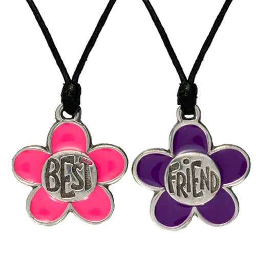 Best Friends Pewter Necklace - 4 (USA-DDP) for wholesale by Myth & Magik - Silver Jewellery Cavern Wholesale