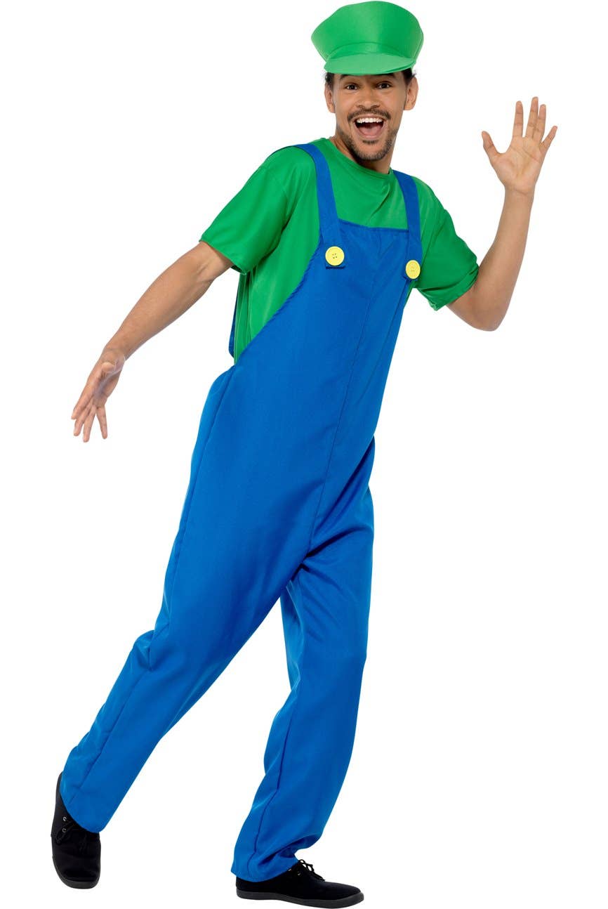Partychimp - Wholesale Costume – Men's - Boy Plumber Green - Party Costume