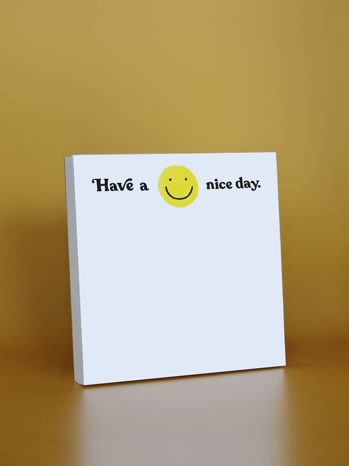 Have A Nice Day 200-Sheet Jumbo Desk Pad for wholesale by Idlewild Co.