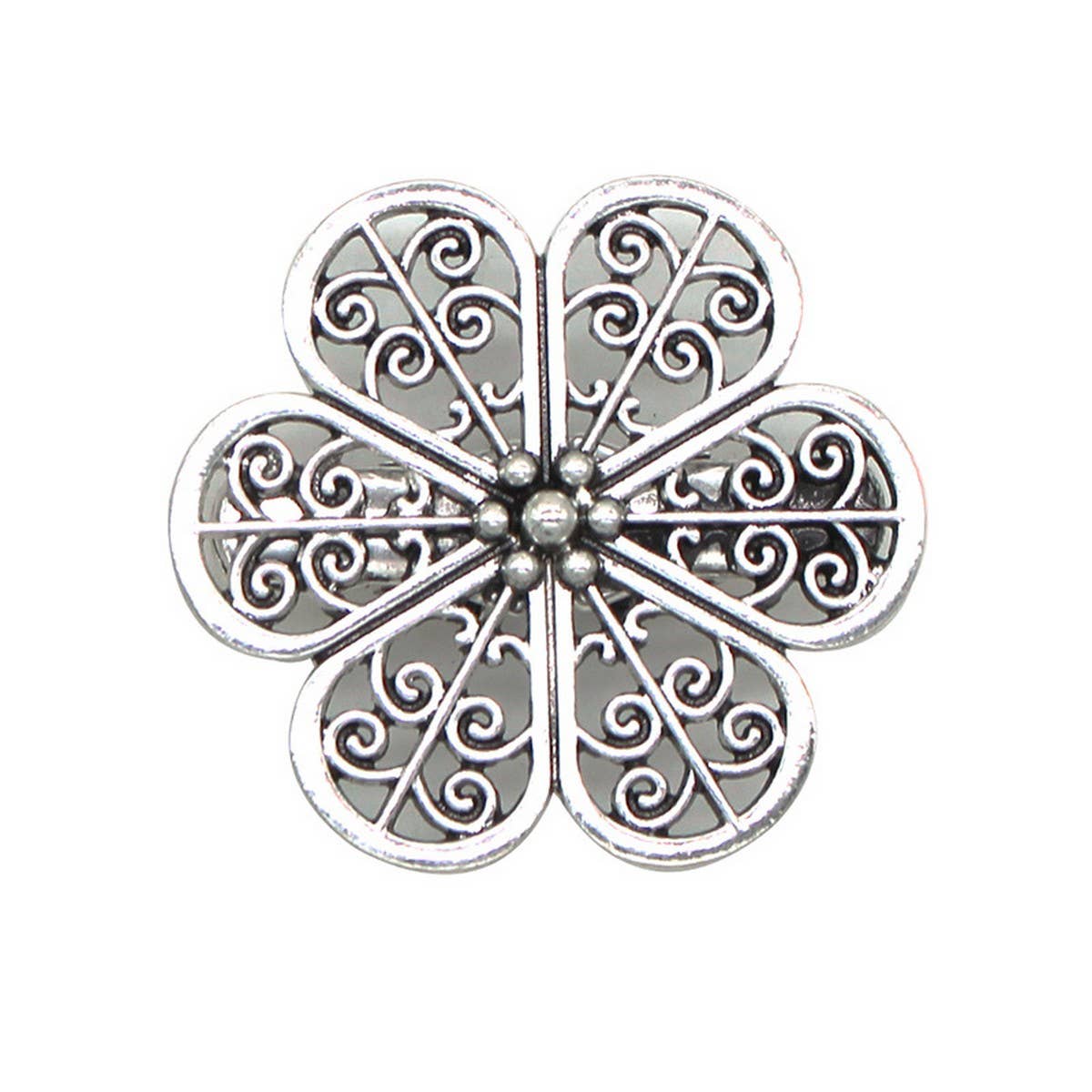 ACCITY - Wholesale Scarf Clip - Women's - NEW COLLAR CLIP RETRO FLOWER CARDIGAN SHAWL CLIP_CWMM22037