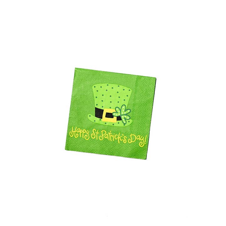 Leprechaun Hat Cocktail Napkins Set of 20 for wholesale by Happy Everything!