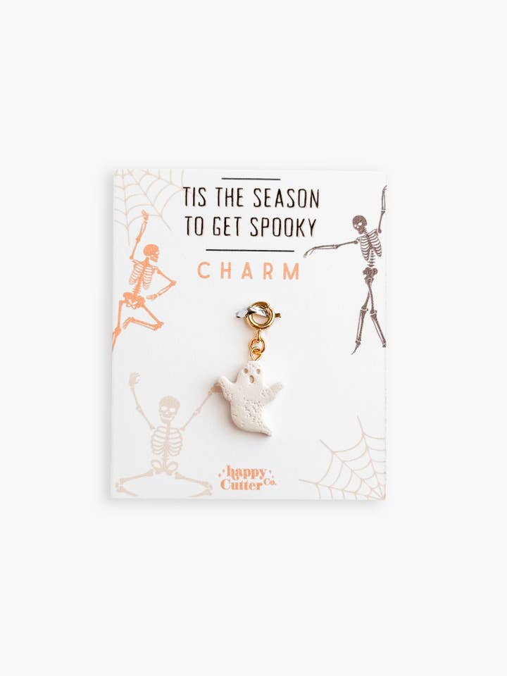 Halloween Charm – Classic White Ghost for wholesale by Happy Cutter Co
