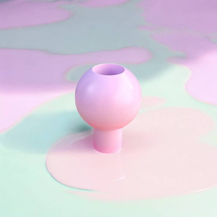 Portavelas Dipper Boob en lila para venta al por mayor de Pink Stories