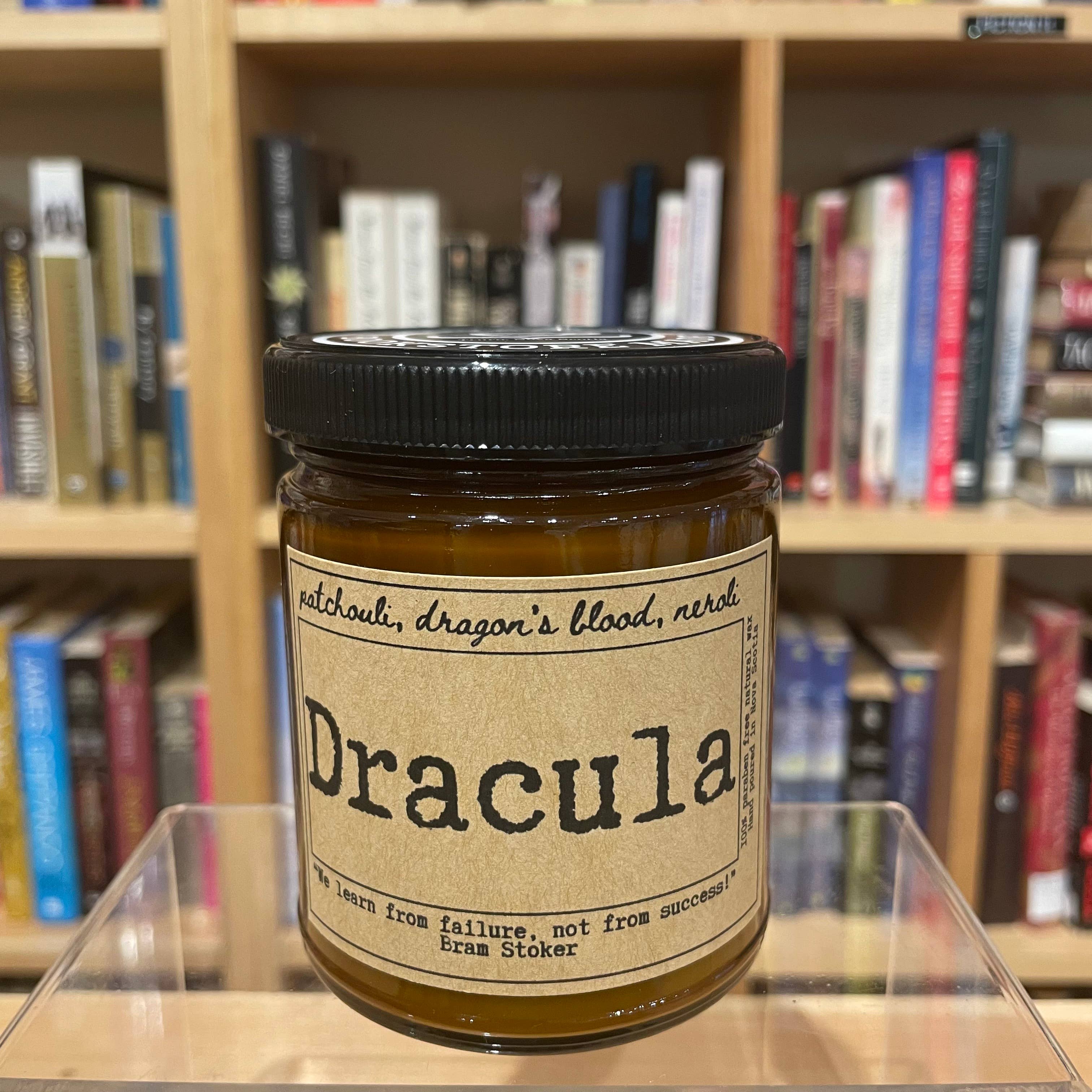 NovelTea Bookstore & Gifts - Wholesale Jar/Filled Candle - Dracula - Incense Scented Candle6