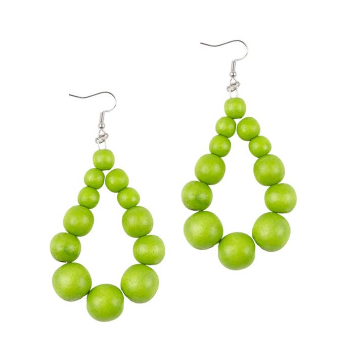 Bijondo - Wholesale Dangle Earrings - Brazil Big Wood Earrings