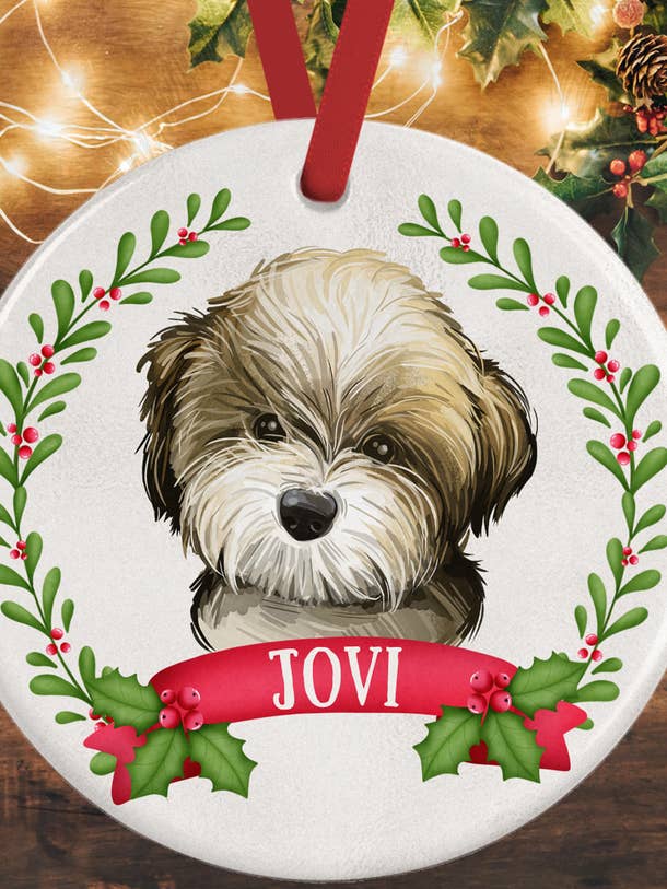 Golden Doodle Weihnachtsdekoration für den Großhandel von WagATudeTags