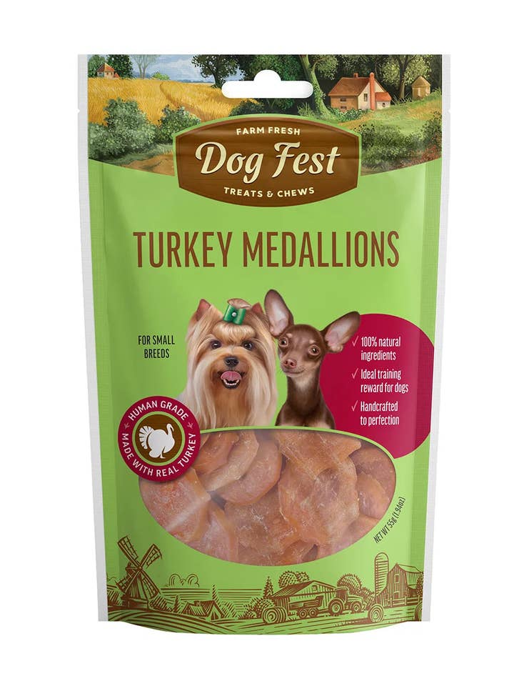 Turkey Medallions for wholesale by Pet Fest