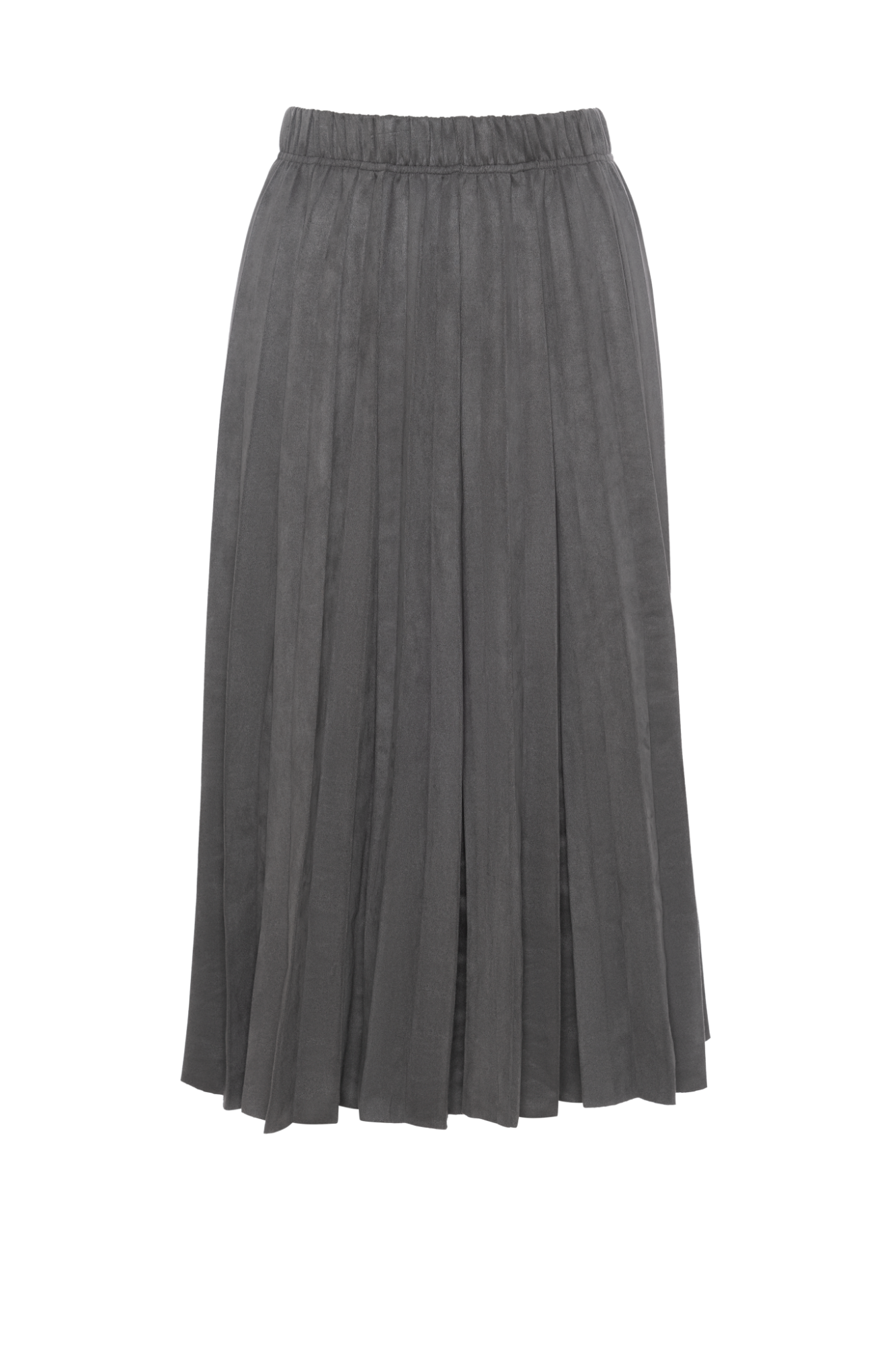 Hush.Shop - Wholesale Skirt - Women's - Suede Midi Pleated Skirt0