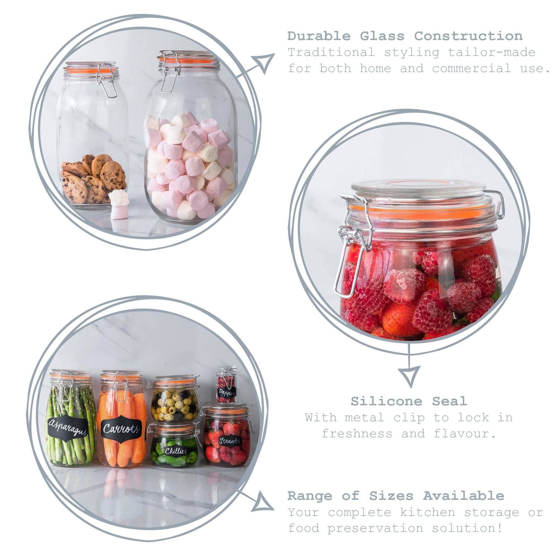 Rinkit Pty Ltd - Wholesale Jar - Glass Storage Jar - 70ml - White Seal4