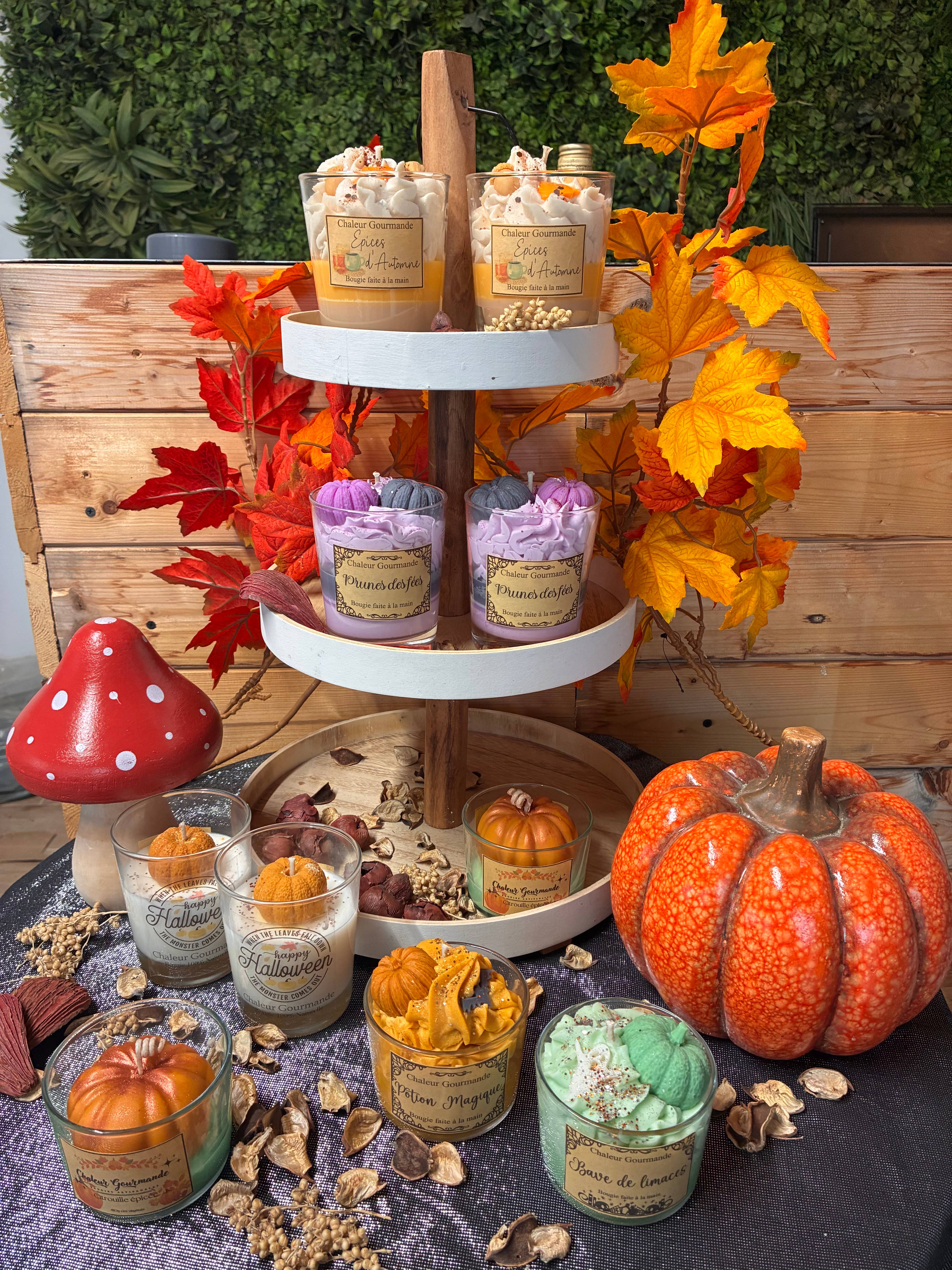 Chaleur Gourmande - Wholesale Novelty Candle - Halloween Autumn Candle Implantation Pack4