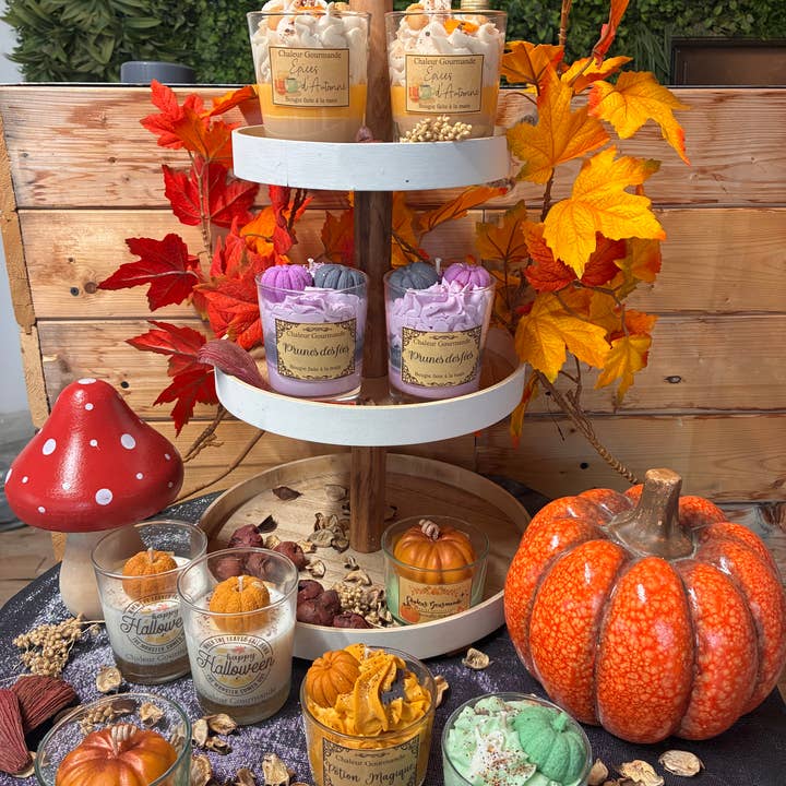 Chaleur Gourmande - Wholesale Novelty Candle - Halloween Autumn Candle Implantation Pack4