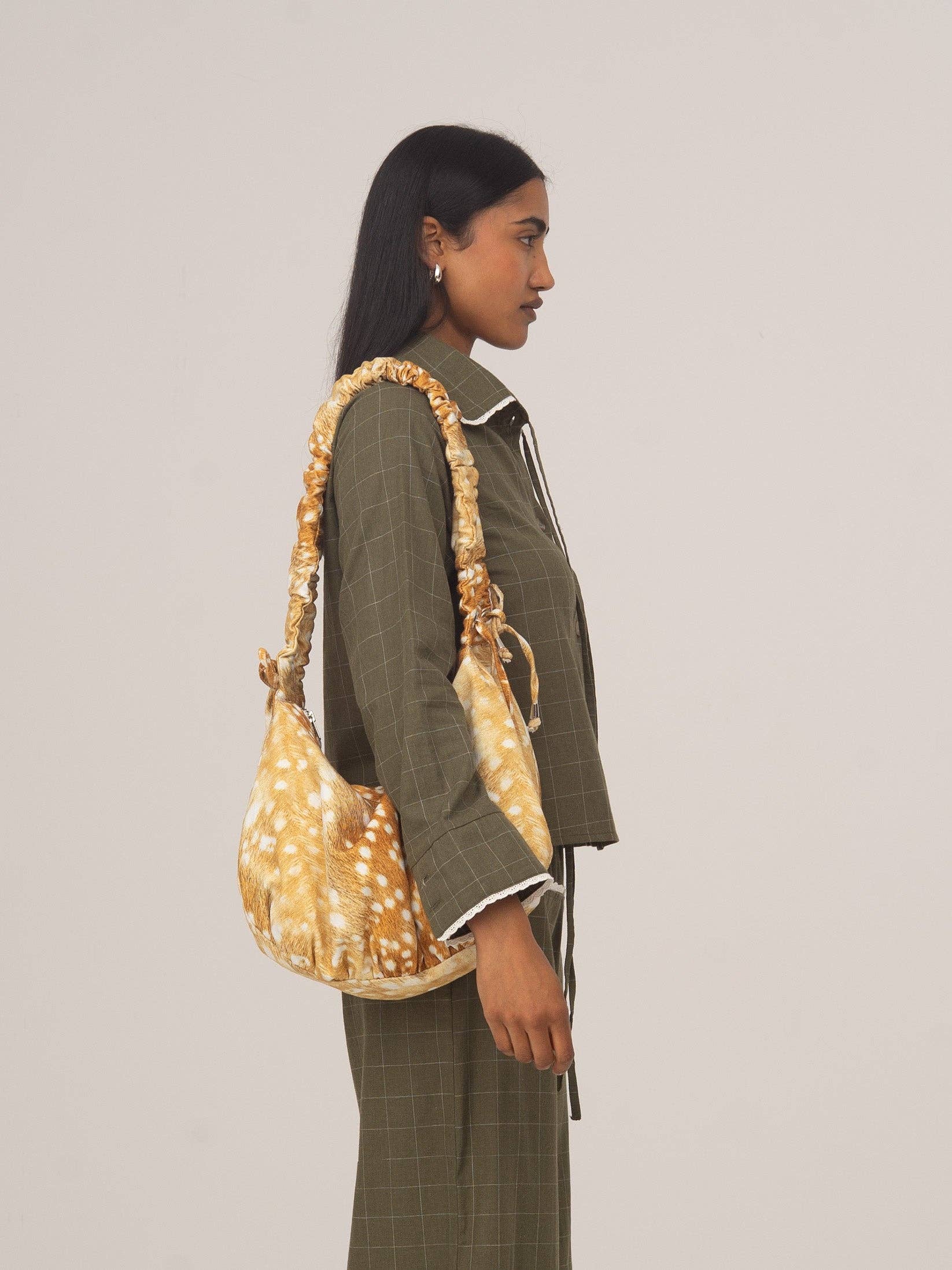 CARMEN SAYS - Wholesale Button Down Shirt - Women's - Camisa de cuadros verde y blanca Betty3