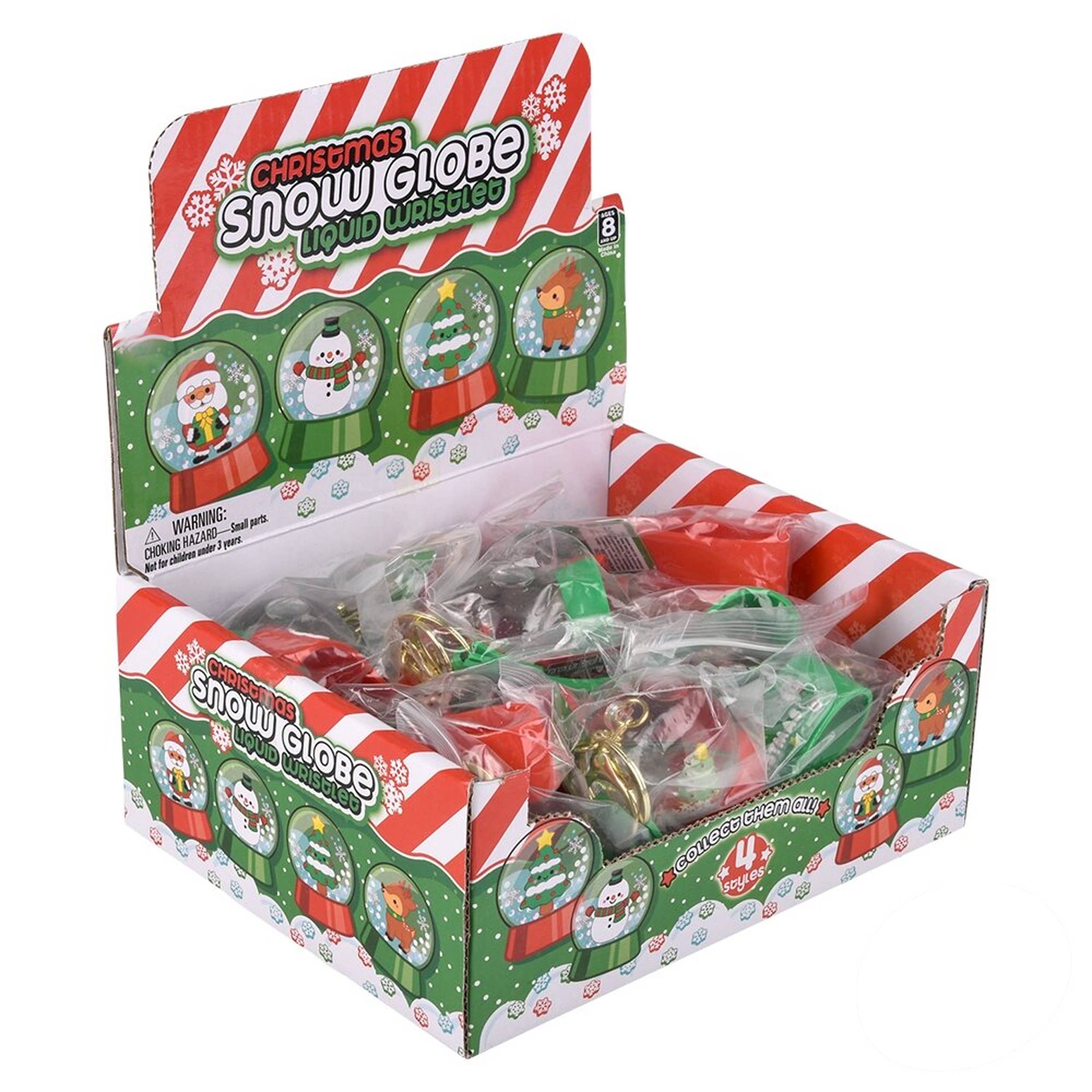JSBlueRidge Toys - Wholesale Keychain - Kids - Snow Globe Liquid Wristlet Clip On Keychain4