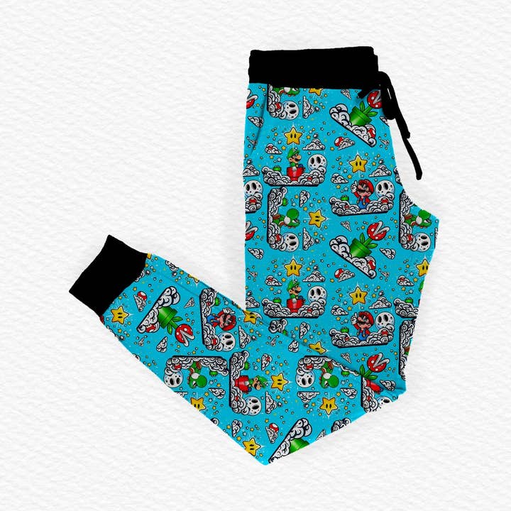 It's-A-Me! Bamboo Adult Jogger Style Pants for wholesale by Secret Stock Reserve