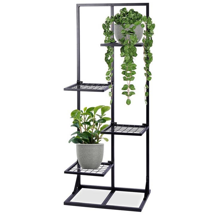 Plantenstandaard Metaal Zwart 4-Lagen 102 cm voor wholesale door Vilde
