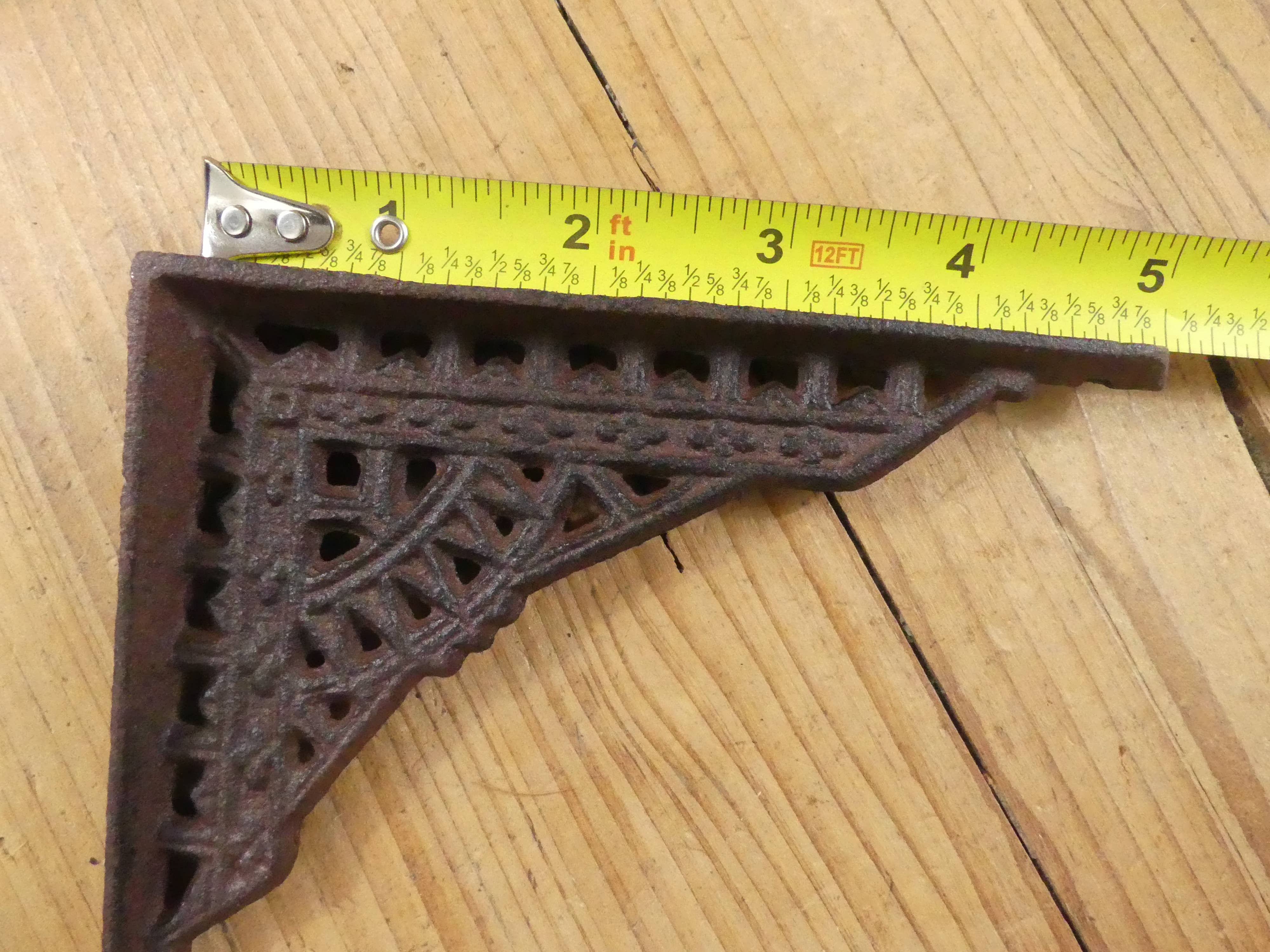 Midwest Craft House - Wholesale Wall Accent - CAST IRON BRACKET 4 1/8" X 5 1/8"4