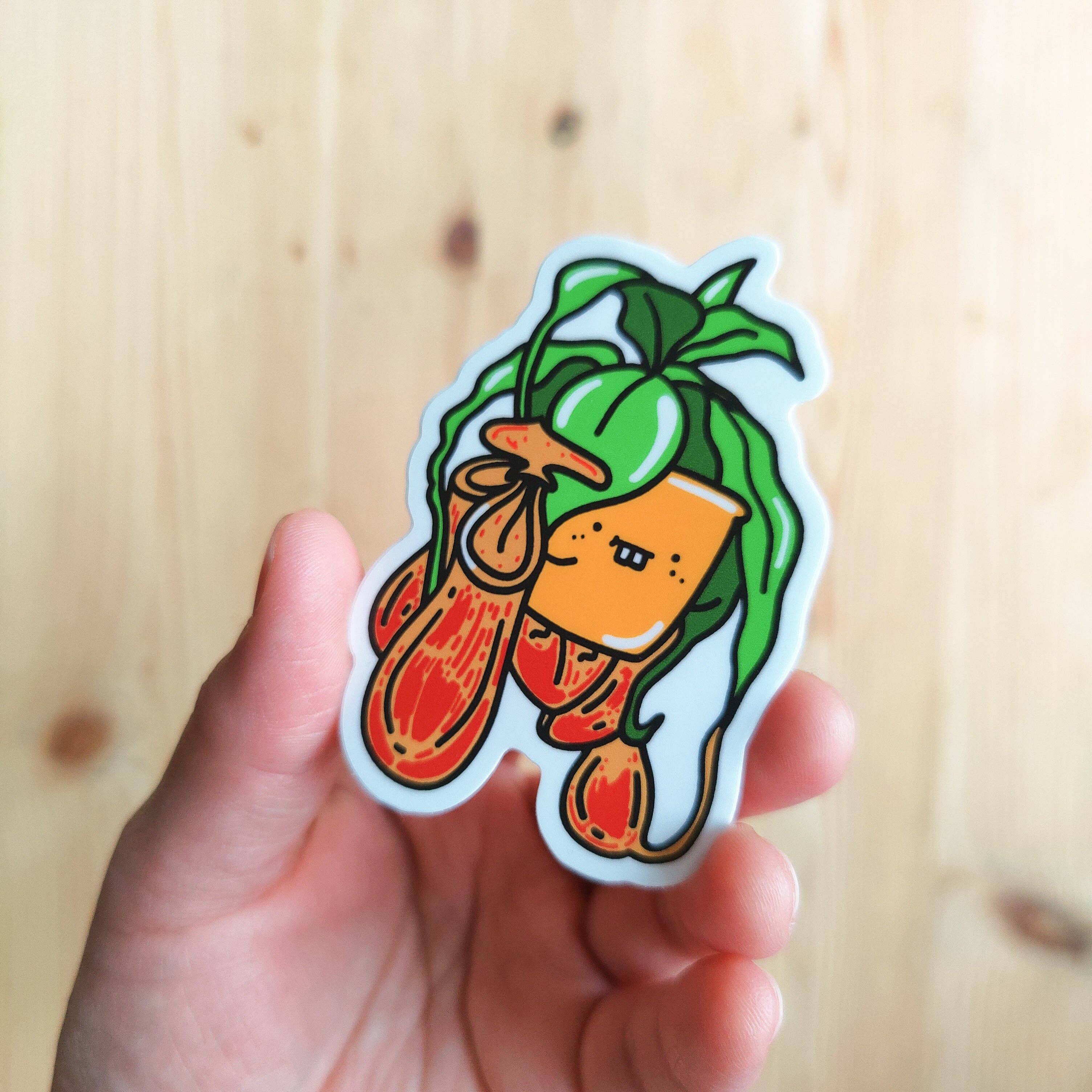 Home by Faith - Vendita all'ingrosso Adesivo - Adesivo in vinile Pitcher Plant1