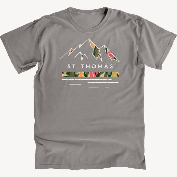 St. Thomas Rising Premium Tee for wholesale by Salt Water Colours