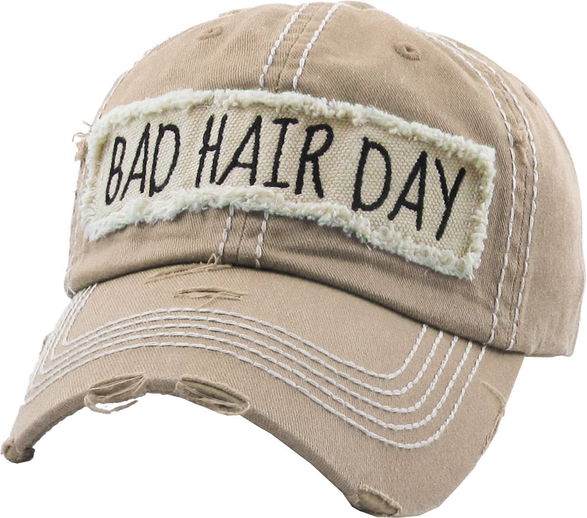KBETHOS - Vendita all'ingrosso Cappellino da baseball - Donna - Berretto a sfera vintage lavato Bad Hair Day16