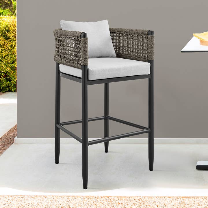 Alegria Outdoor Barstool for wholesale by Armen Living