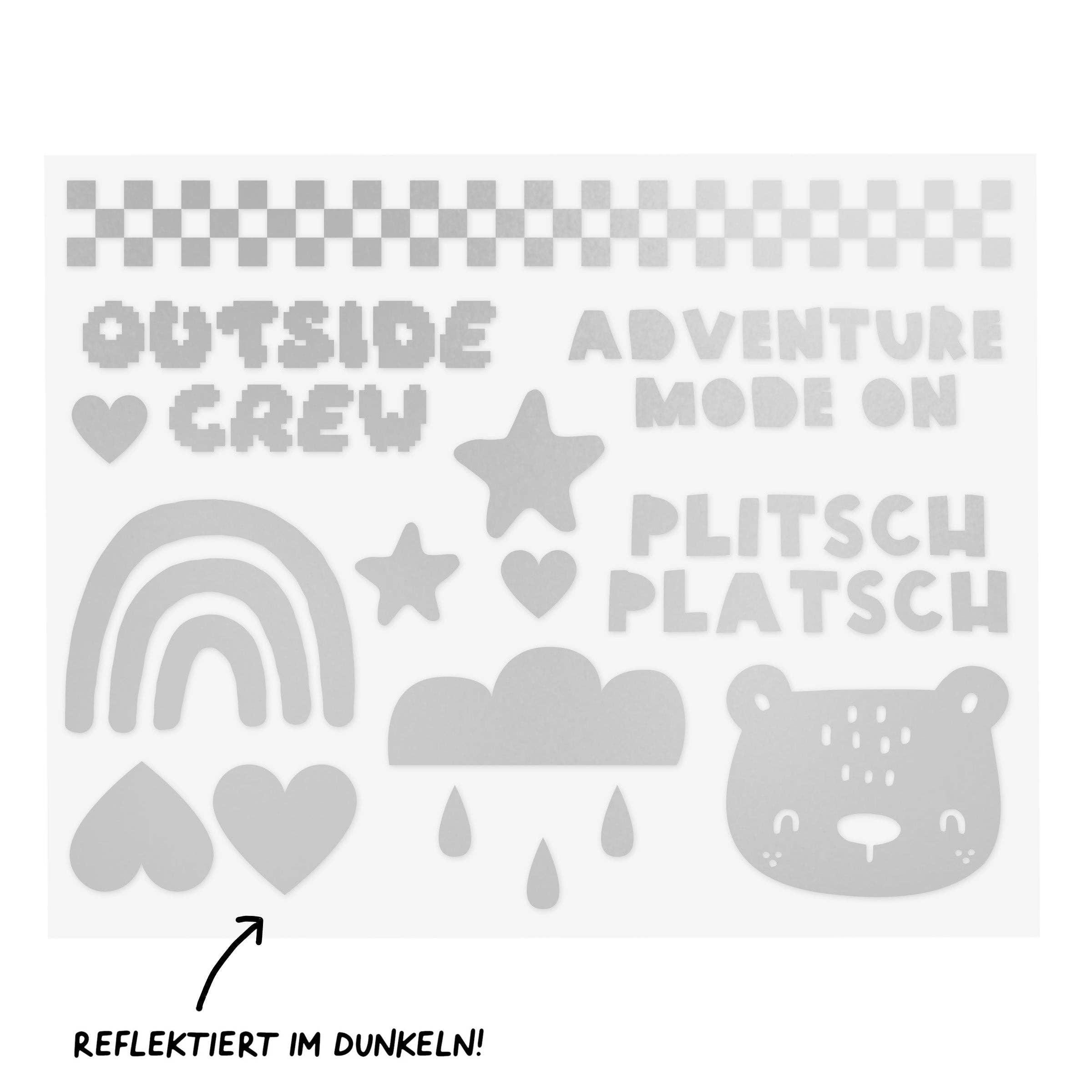 Paul und Clara - Wholesale Sublimation Transfer - Reflector Iron-On Transfer - Set #10