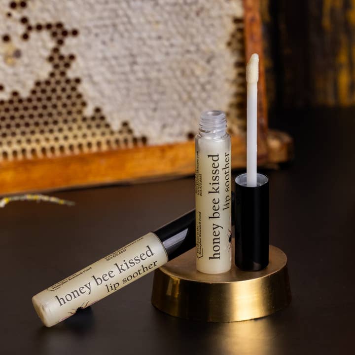Honeybee Kissed natural, untinted leaves lips kissably soft for wholesale by Beeline Skin Care