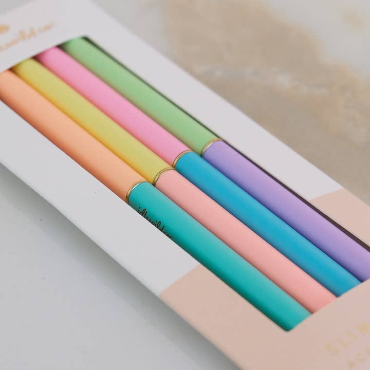 Idlewild Co. - Wholesale Pen - Slim Pens Set of Four | Duo-Tone Neons