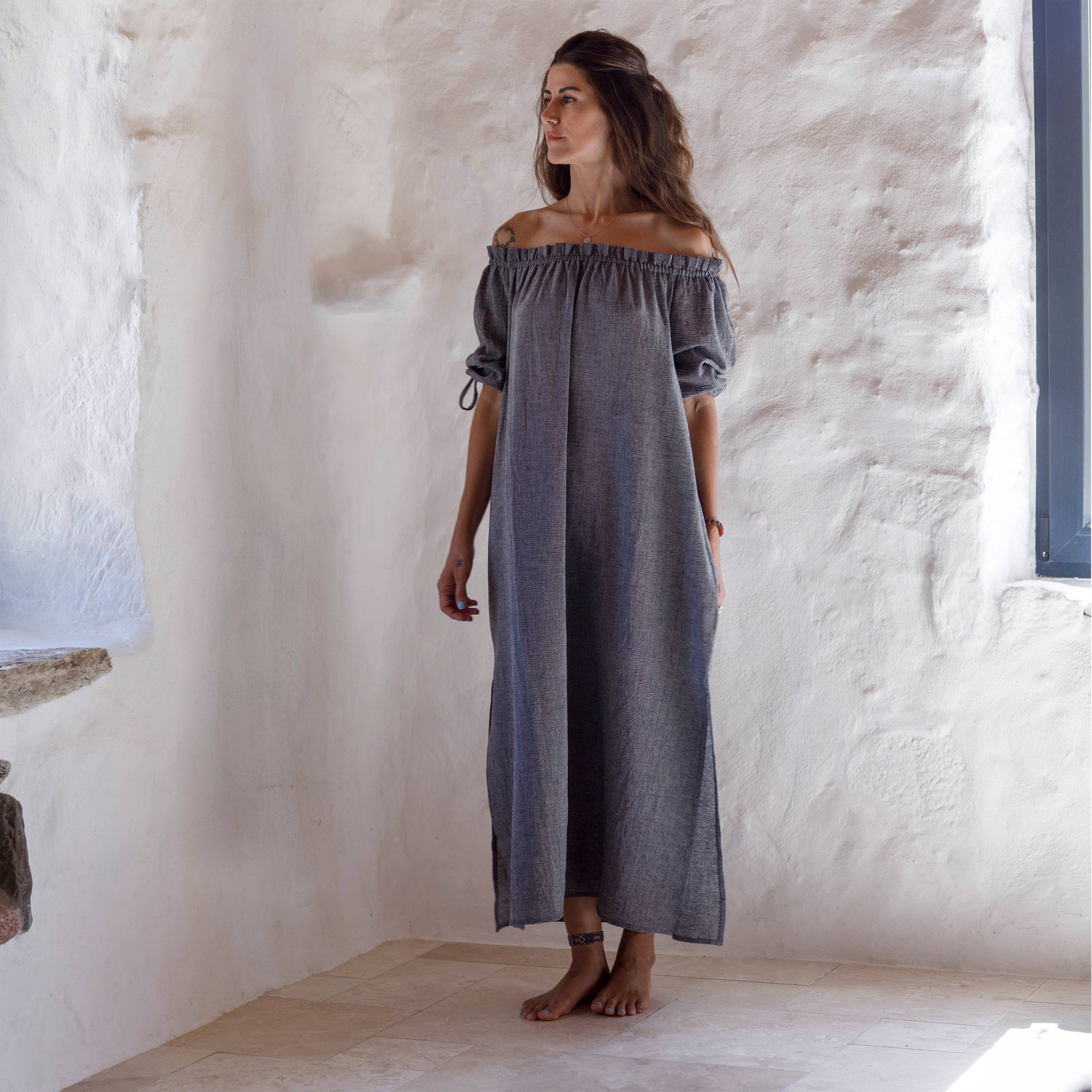 loom.ist - Wholesale Dress - Women's - Sile Off Shoulder Dress22