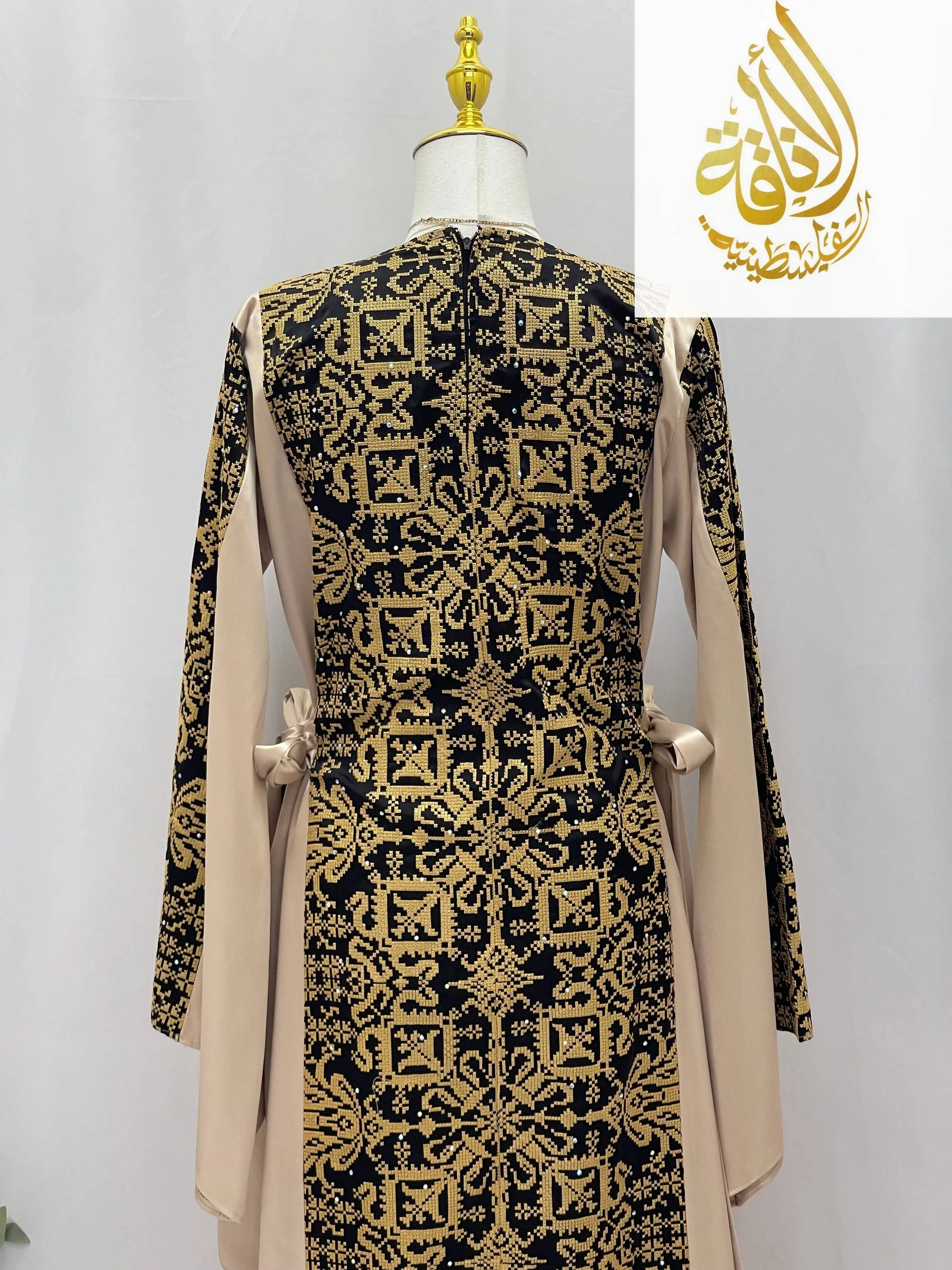 Palestinian Elegance - Wholesale Dress - Women's - Modern Zahra Embroidered Dress | Modest Palestinian Thobe14